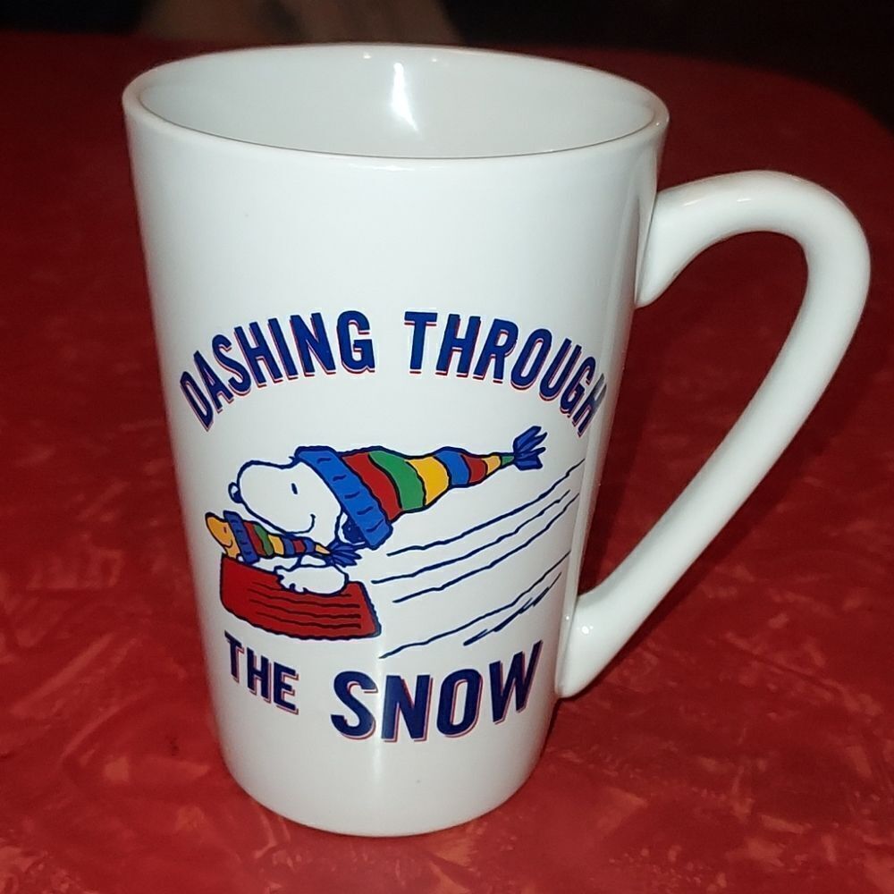 Snoopy "Dashing Through the Snow" Mug